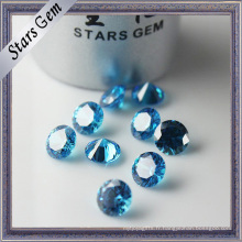 Diamant synthétique à haute qualité Aquamarine Blue Star Cut